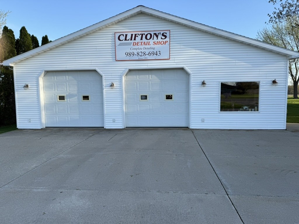 Clifton's Detail Shop exterior Shepherd Michigan