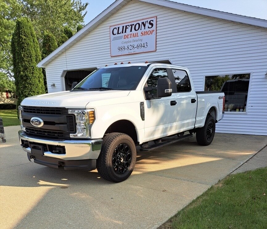 Ford F-250 Super Duty detailed at Clifton's Detail Shop